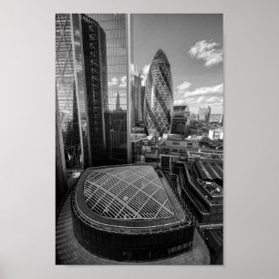 The Gherkin, London UK Impresión de 8" x 12"