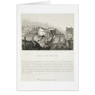 The Globe Theater, c.1647, publicado por Robert Wi