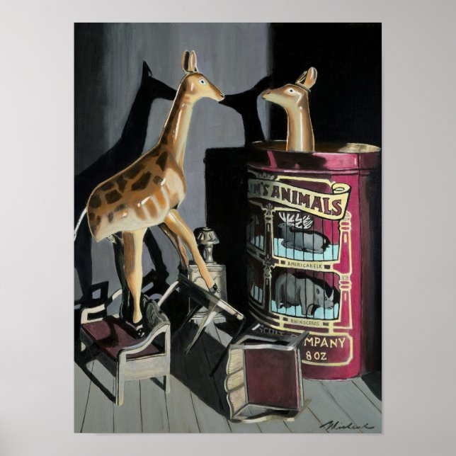 The Great Escape - two giraffes posters (Frente)