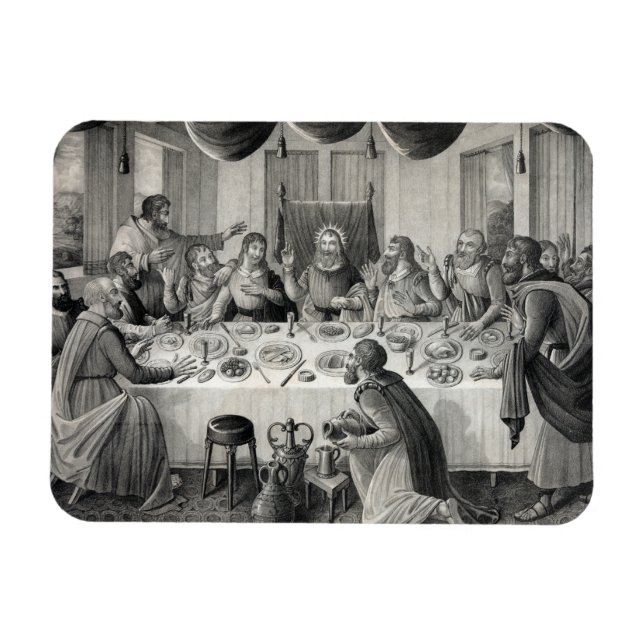 "The Last Supper", imán premium (Horizontal)