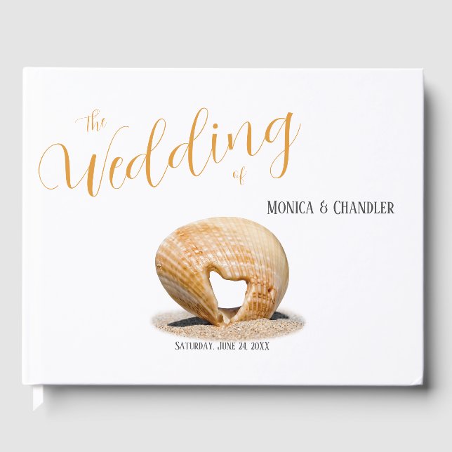 The Love Heart Shell, Boda, libro de invitados (Anverso)