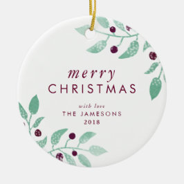 *The Merry* precioso del ornamento del navidad