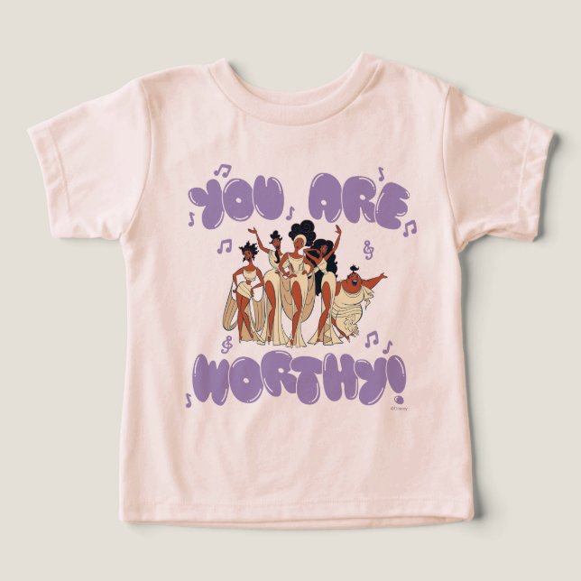 The Muses - You Are Worthy Toddler T-shirt (Diseño delantero )