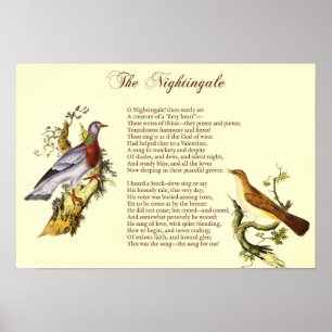 "The Nightingale" de Wordsworth - Impresión artíst