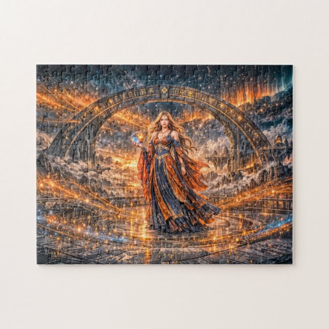 The Portal Mistress – Epic Fantasy Puzzle (Horizontal)