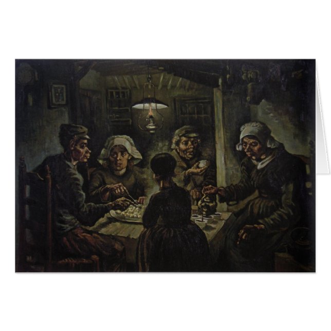 The Potato Eaters - Vincent Van Gogh (1885) (Anverso (Horizontal))