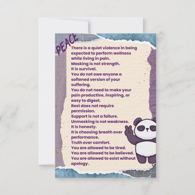 The Right to Unmask (Anverso)