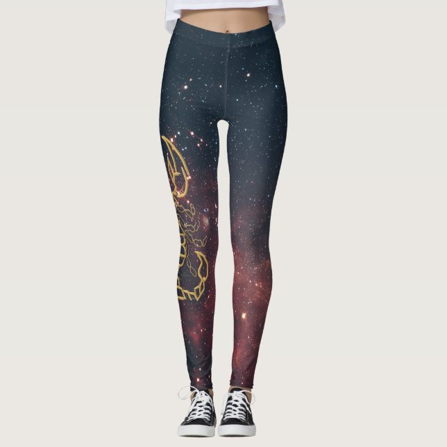 The Shadow & Stardust Scorpio Leggings (Anverso)