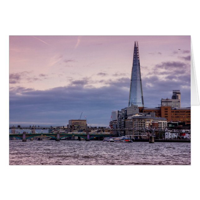The Shard In The Evening, Londres UK (Anverso (Horizontal))