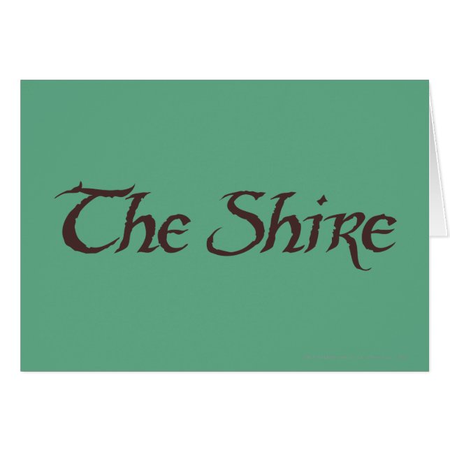 THE SHIRE™ Name Solid (Anverso (Horizontal))