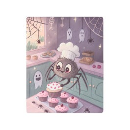 The Spider Baker | Kawaii Halloween Poster