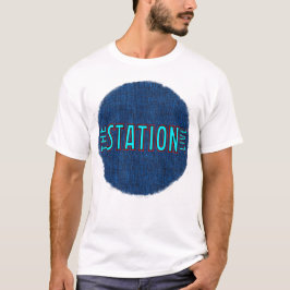 The Station Blue RT camiseta de Jersey para hombre