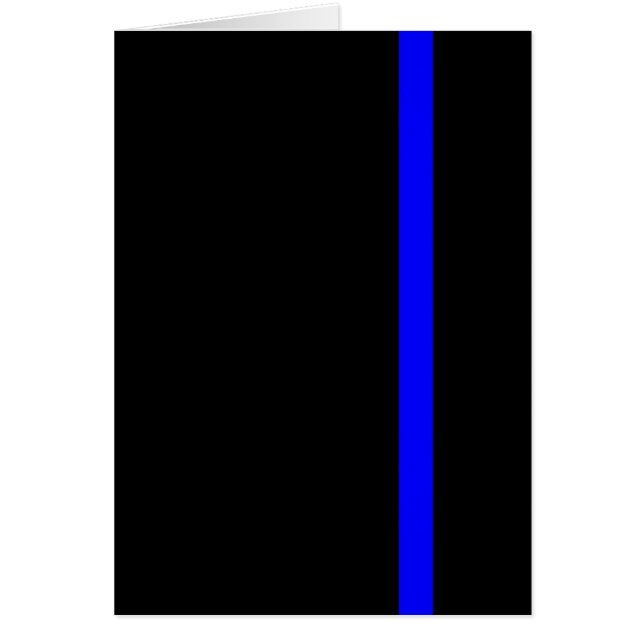 The Symbolic Thin Blue Line on Black (Frente)