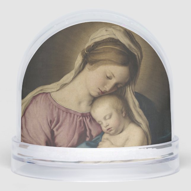 The Virgin and Infant by Giovanni Battista Salvi  (Anverso)