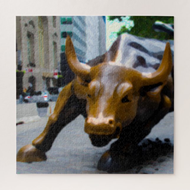 The Wall Street Bull New York. Rompecabezas (Vertical)