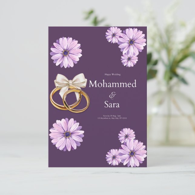 The Wedding Invitation  (Anverso de pie)