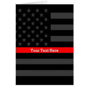 Theme Línea roja personalizada Bandera estadounide