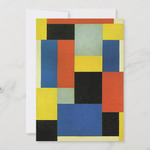 Theo van Doesburg, Composición XX, tarjeta