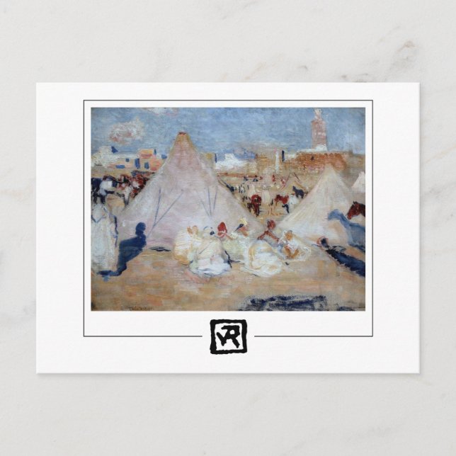 Théo van Rysselberghe #61 - Postal Bella Artes (Anverso)