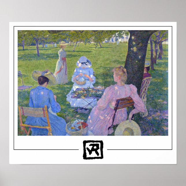 Théo van Rysselberghe Zedign Poster de Arte #110 (Frente)