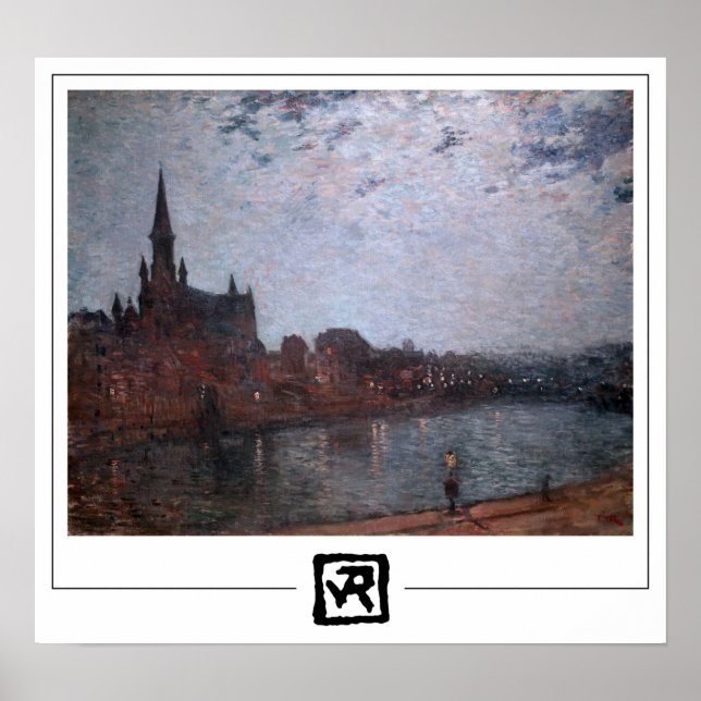 Théo van Rysselberghe Zedign Poster de Arte #143 (Frente)