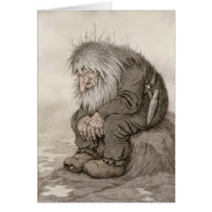 Theodor Kittelsen Troll se pregunta cómo de antigu