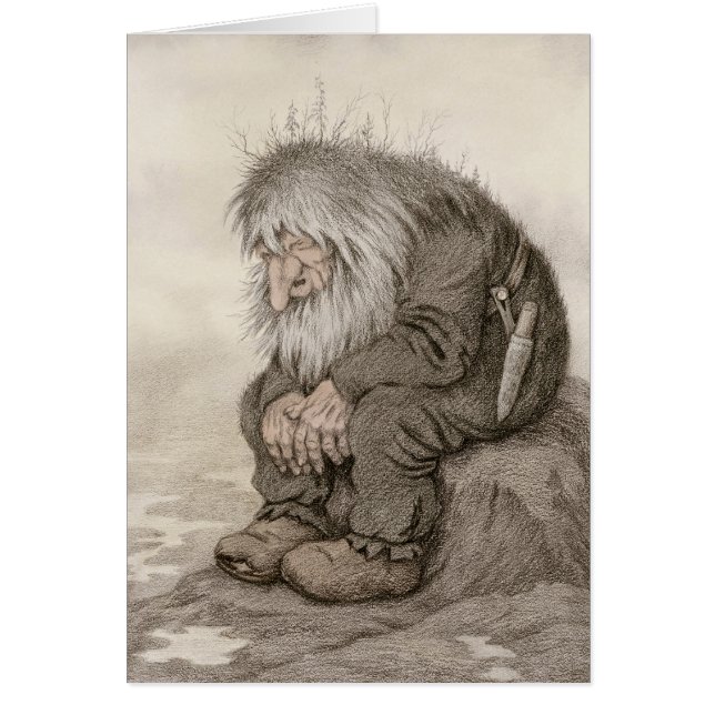 Theodor Kittelsen Troll se pregunta cómo de antigu (Frente)