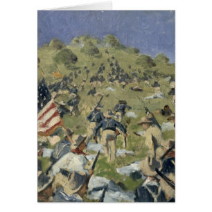 Theodore Roosevelt que toma al santo Juan