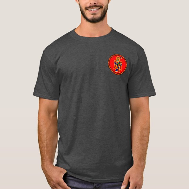 Theodoric la gran camisa del sello del rojo y del (Anverso)