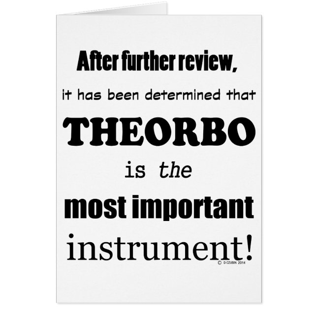 Theorbo Instrumento más importante (Frente)