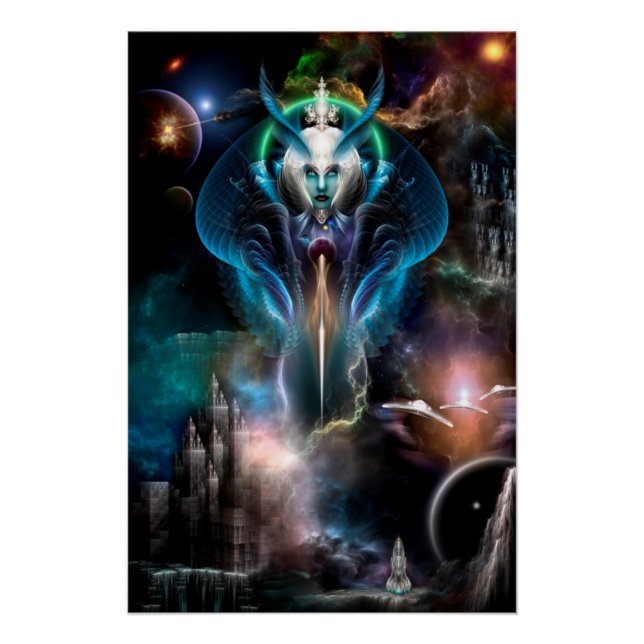 Thera Queen Of The Galaxy Perfect Poster (Anverso)