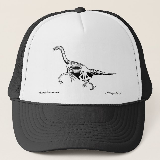 Therizinosaurus del gorra del dinosaurio por (Anverso)