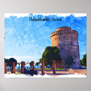 Thessaloniki Grecia Material de arte acuático