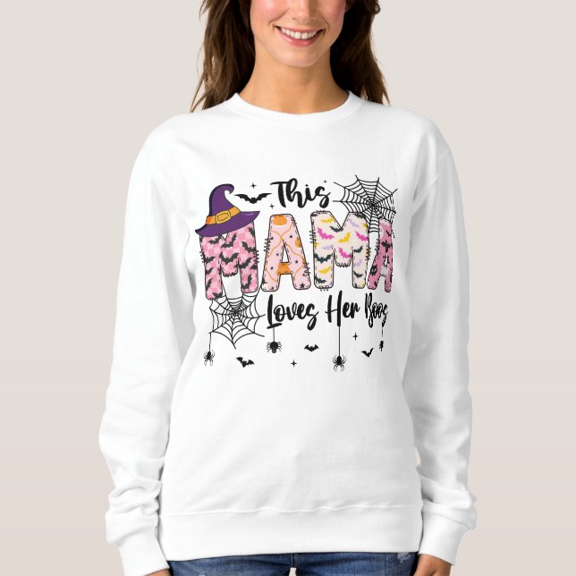 This Mama Loves Her Boos Halloween Sweater (Anverso)