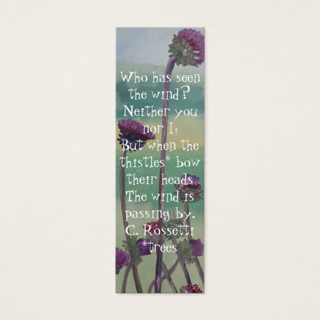 Thistle Bookmark (Frente)