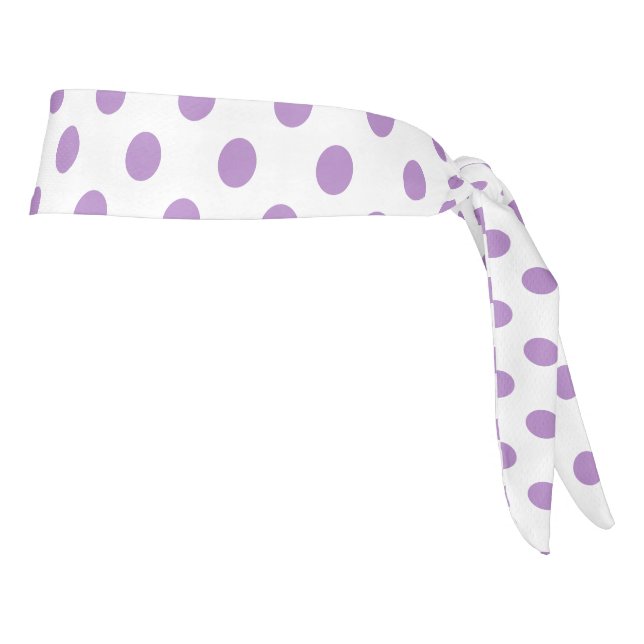 Thistle Púrpura Polka Dots Circles (Girar 90)