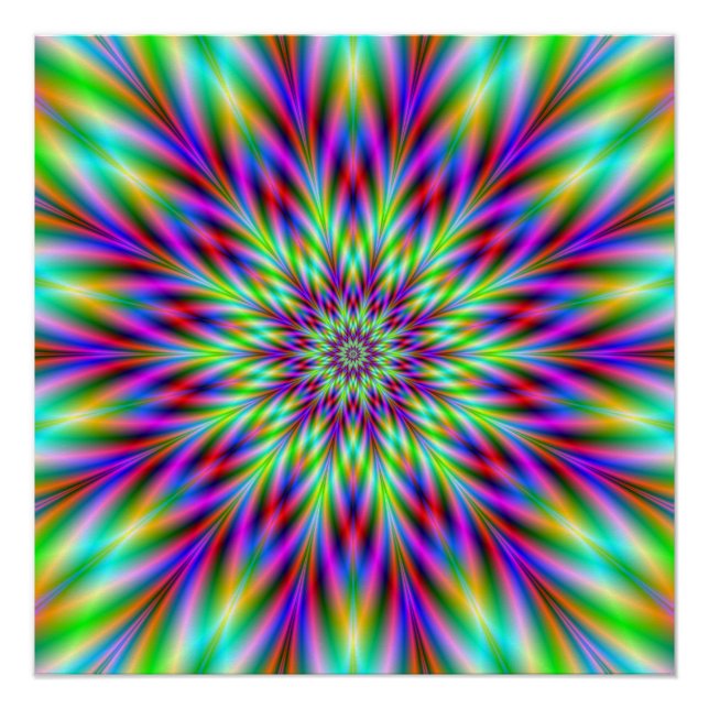 Thistle Star El Poster perfecto de Zazzle (Anverso)
