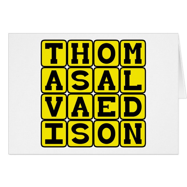 Thomas Alva Edison, inventor estadounidense (Anverso (Horizontal))