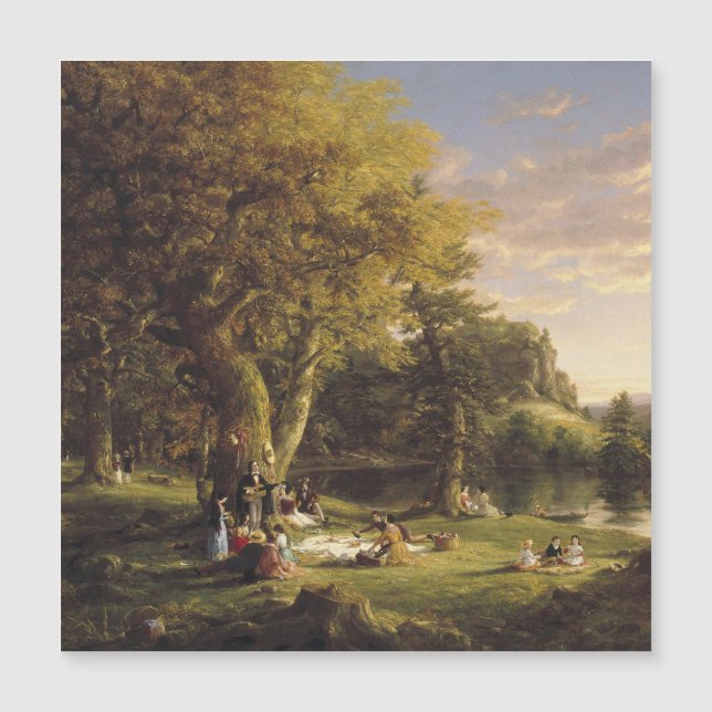 Thomas Cole The Pic-Nic (Anverso)