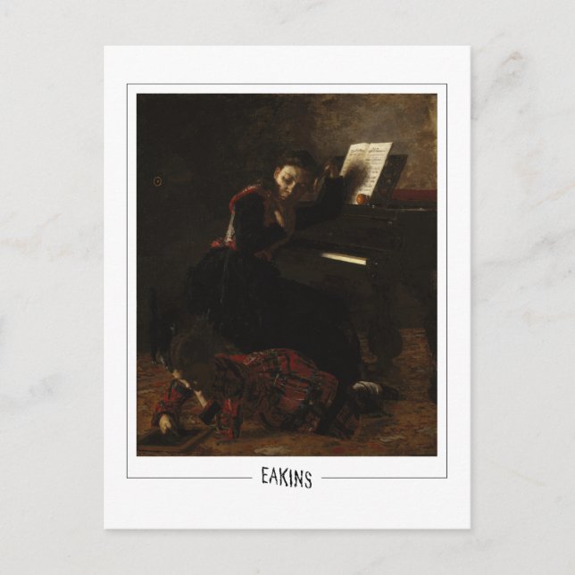 Thomas Eakins #19 - Tarjeta postal de arte fino (Anverso)