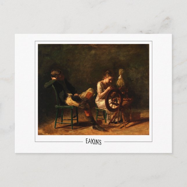 Thomas Eakins #21 - Tarjeta postal de arte fino (Anverso)
