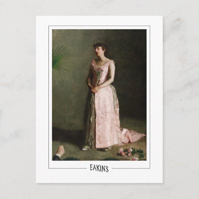 Thomas Eakins #22 - postal Bella Artes (Anverso)