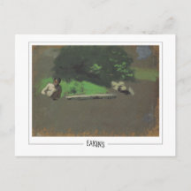Thomas Eakins #376 - Tarjeta postal de arte fino