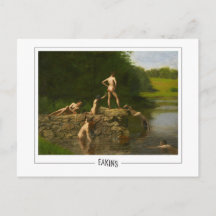 Thomas Eakins #414 - Tarjeta postal de arte fino