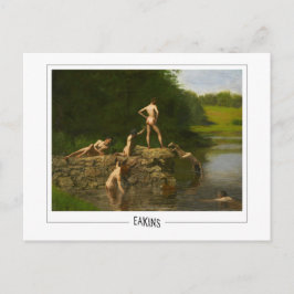 Thomas Eakins #414 - Tarjeta postal de arte fino