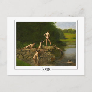 Thomas Eakins #414 - Tarjeta postal de arte fino
