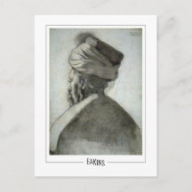 Thomas Eakins #468 - Tarjeta postal de arte fino