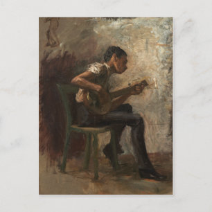 Thomas Eakins - La tarjeta postal Banjo Player 187
