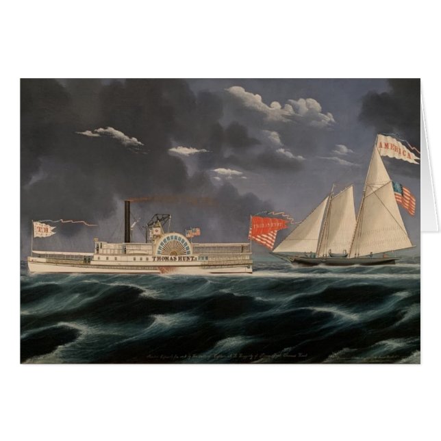 Thomas Hunt y America 1852 (Anverso (Horizontal))