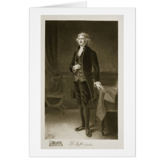 Thomas Jefferson, 3ro presidente del Stat unido (Frente)